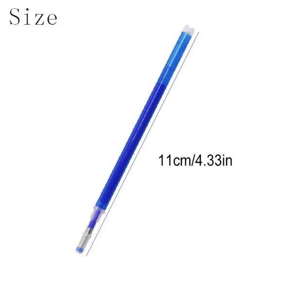 FLRHSJX 10Pcs Heat Erasable Fabric Pens Temperature Disappearing Ink Fabric Marker Pen for Dressmaking Embroidery Sewing Tools
