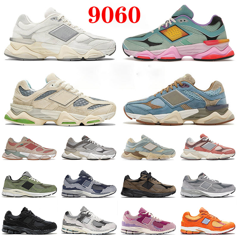 New 9060 Sports Shoes Designer Balance Men Women Casual Sneakers Running Shoes Suede Pink Phantom Retro Black White On Sea Salt Outdoor Trail Sneake