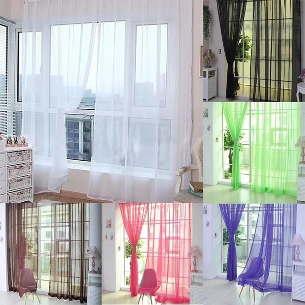 Modern Sheer Curtains In Transparent White for Living Room Decoration Snowflake Patterned Drapes Bedroom Home Decor Curtain 241015
