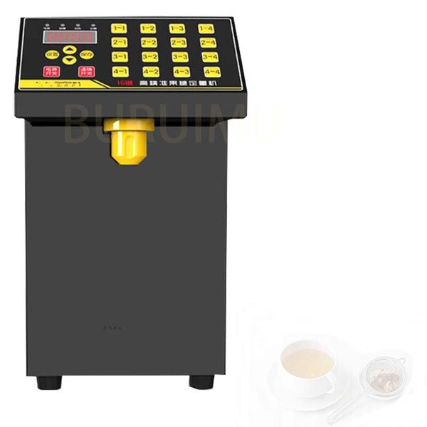 Quantitative Fructose Machine Automatic Fructose Dispenser Stainless Steel Syrup Dispenser For Bubble Tea Commercial