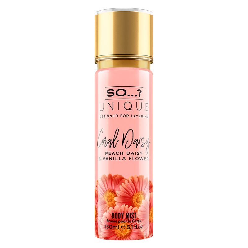 So...? Unique Coral Daisy body spray 150 ml