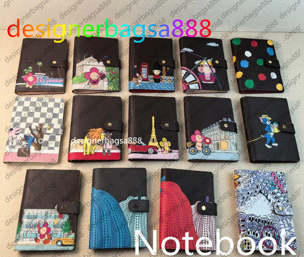 Designer Large DESK AGENDA COVER Holders Memo Planner Men Women Notebook Diary Agendas Protective Case Card Passport Holder Wallet Desktop Notepad C