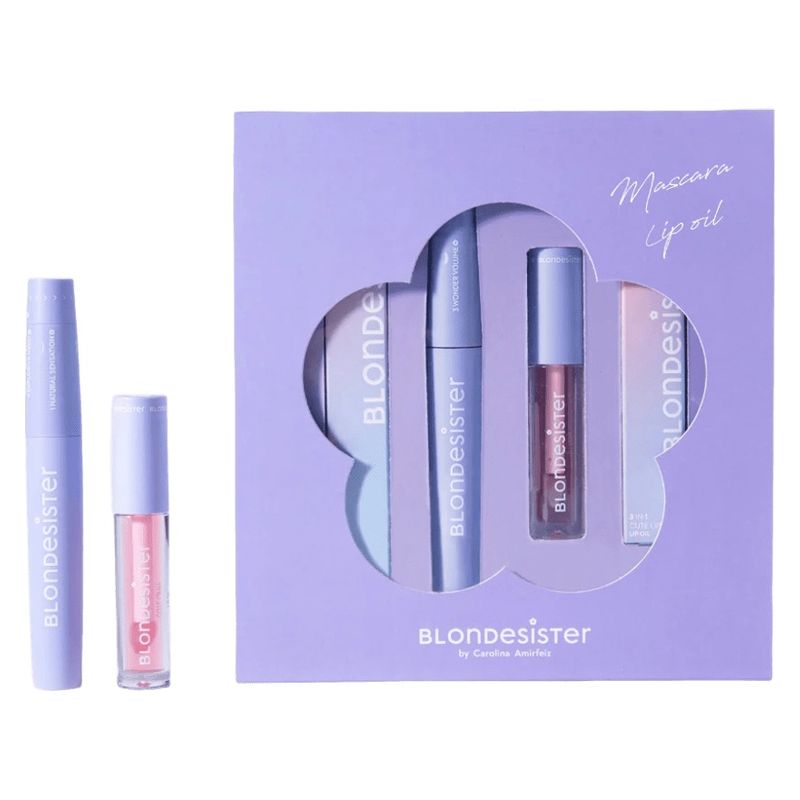 Kit essenziale Blondesister - Mascara nero e olio per labbra Cocco