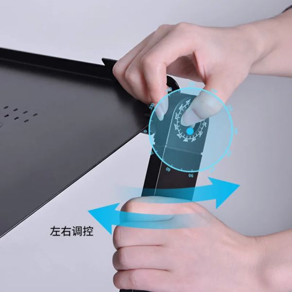 Folding Laptop Table for Bed Office Lazy Computer Desk with Telescopic Mobile Stand Ideal for Students Lying Flat