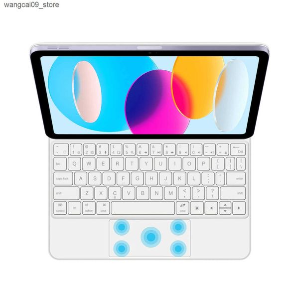 Keyboards Magic Keyboard For iPad 10 10th Generation 10.9 inch 2022 2023 2024 ipad10 Smart Folio Case Backlight Multi-touch Magnetic Cover J
