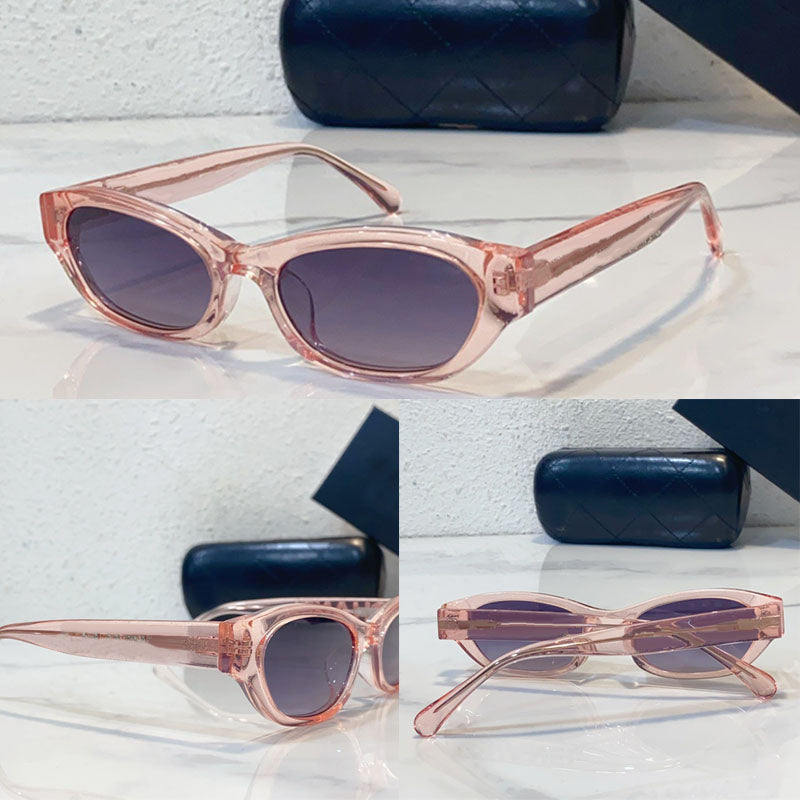 Luxury designer RECTANGLE SUNGLASSES for men and women with small diamond letter symbols on the mirror legs gradient Sonnenbrillen 9134B for leisure