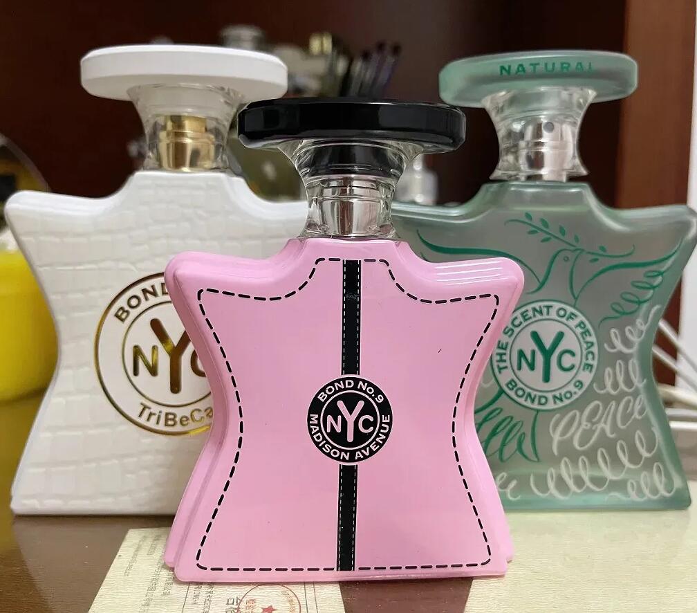 High version NYC Bond No.9 women perfume 10 types of perfumes Spray 100ml Tribeca Greenwich Village Madison Avenue Beekman Place Sutton Place men co
