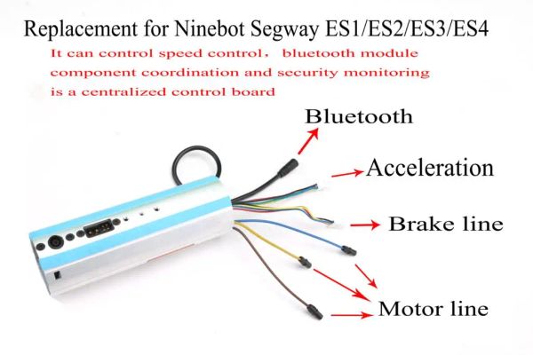 Replacement Mainboard Dashboard For Ninebot Segway ES1-ES2-ES3-ES4 Scooter Bluetooth-compatible Circuits Dashboard Control Board