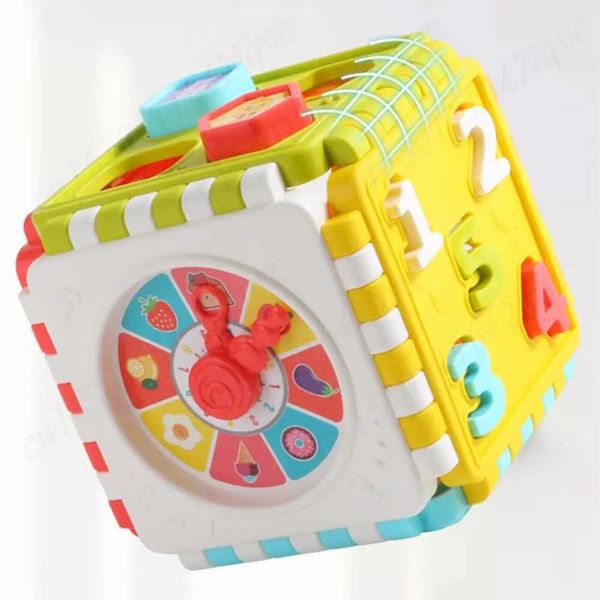 Toddler Activity Cube Box Shape Blocks Sorting Toy Nesting Piano Game Puzzle Montessori Toy Early Educational Toys For Boys GirlC250120