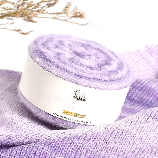 Gradient Silk Mohair Knitting Yarn