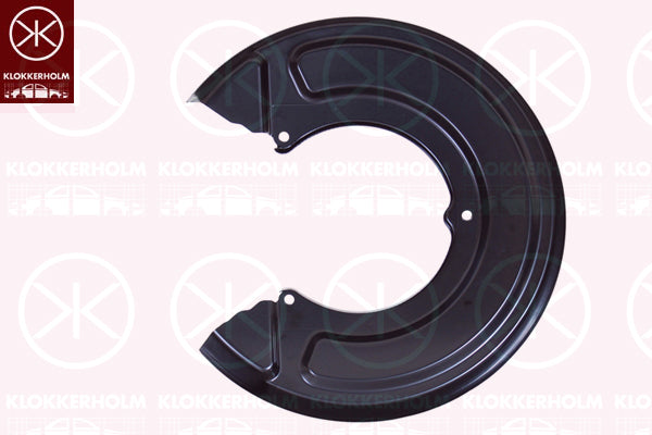 Splash Panel, brake disc KLOKKERHOLM 1654870