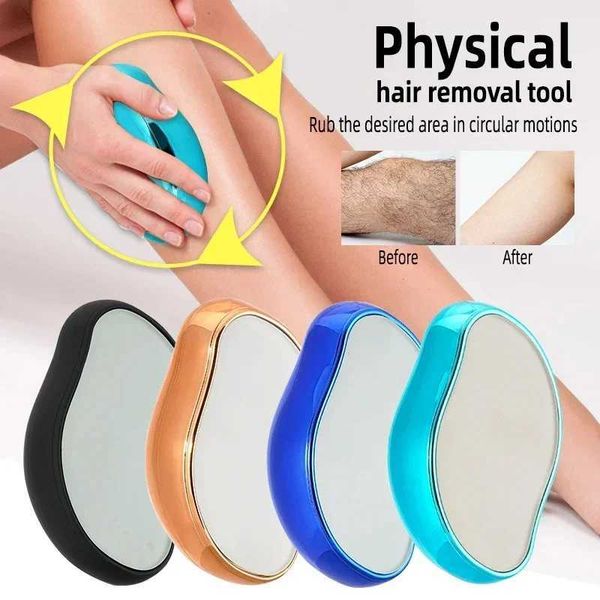 Bath Tools Accessories 1pc Nano Crystal Glass Epilator Depilatory Hair Removal Eraser Painless Depil Hop Stone Hair Removal Body Exfoliating
