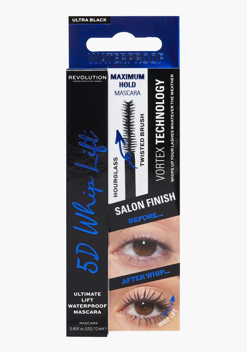 Revolution Make Up 5d Whip Lift Mascara Waterproof 12ml