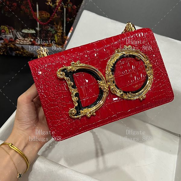Shoulder bag Chain bag CrossBody bags 21cm Evening Calfskin Mirror 1:1 quality Designer Luxury bags Alligator With Gift box WD08B