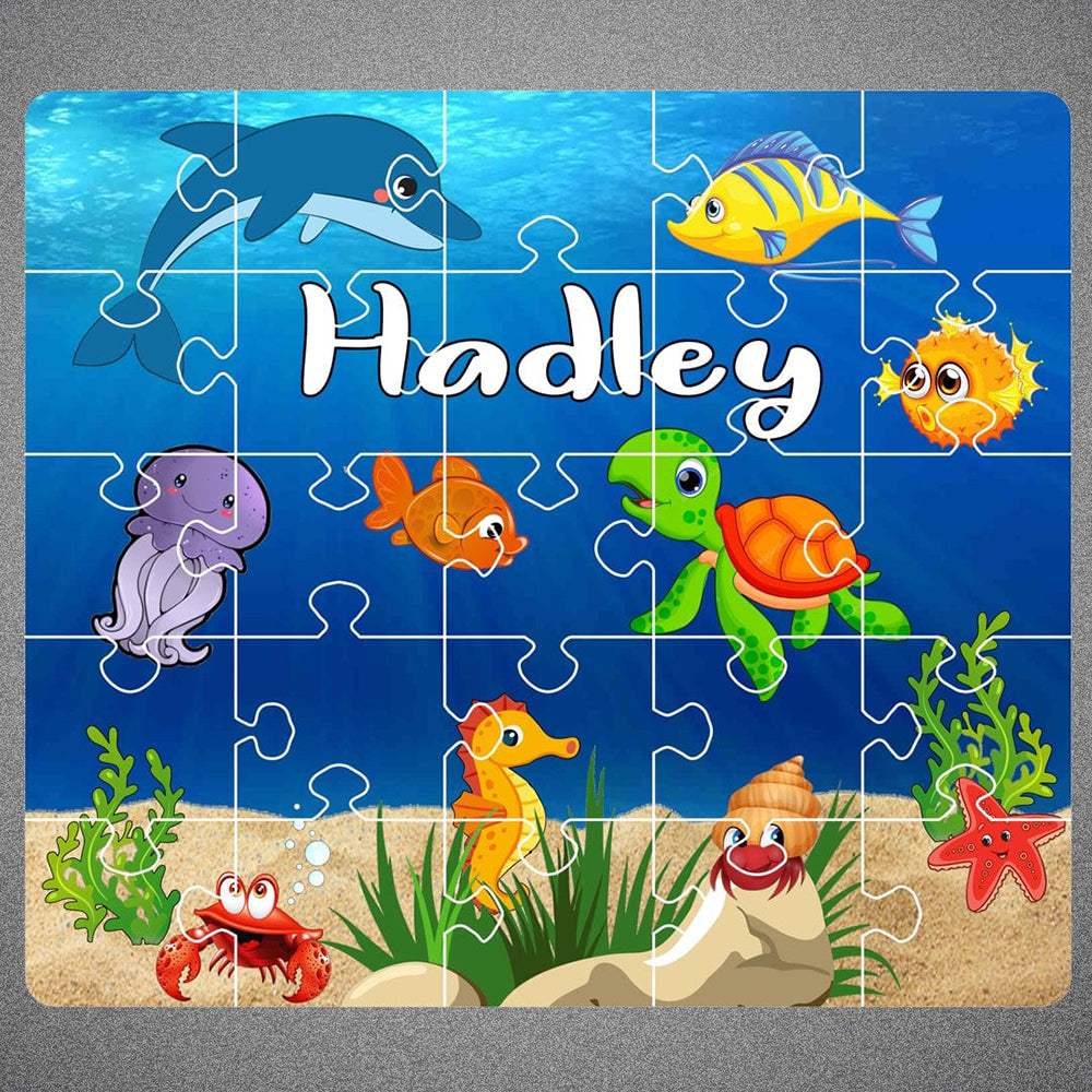 Personalized Name Puzzle - Under the Sea