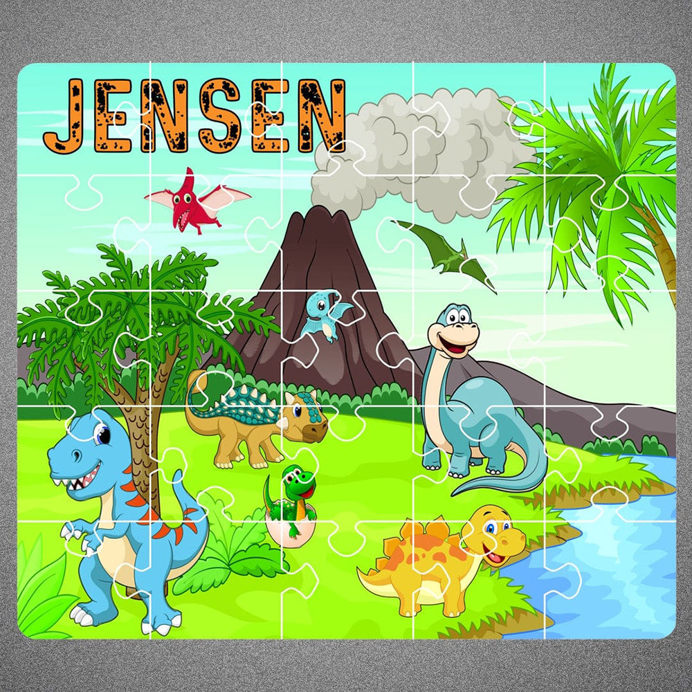 Personalized Name Puzzle - Dinosaurs