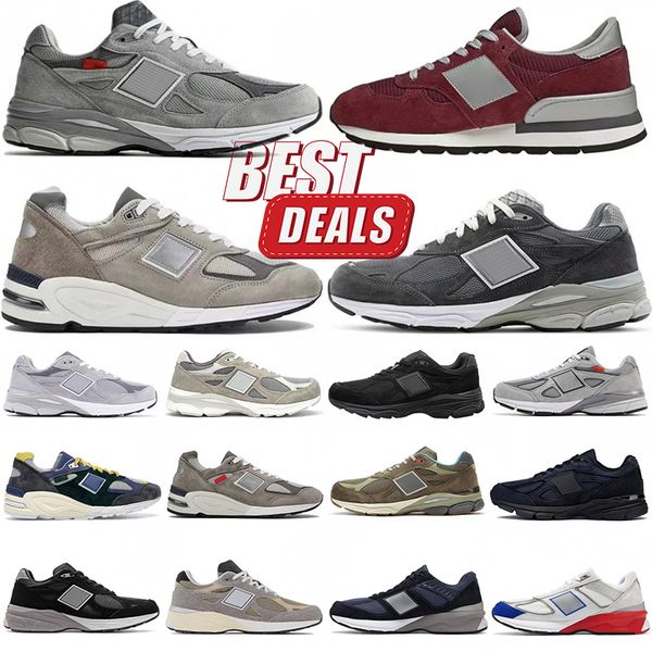 New 990 v1 Running Shoes V2 Men Women V3 Sea Salt White Grey Black Rain Cloud Red Brown V4 Mens V5 Outdoor Trainers Sneakers