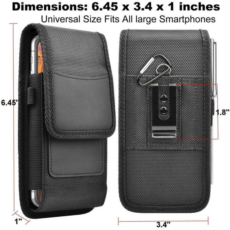 TEMU 1pc Men's Belt Clip Wallet Waist Pouch With Card Holder