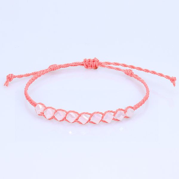 New crystal woven bracelet factory spot cross-border cubic crystal beads handmade friendship bracelet