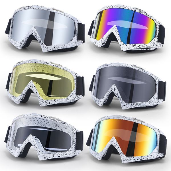 Motorcycle off-road outdoor cycling, face mask skiing, wind sand prevention goggles for men and women