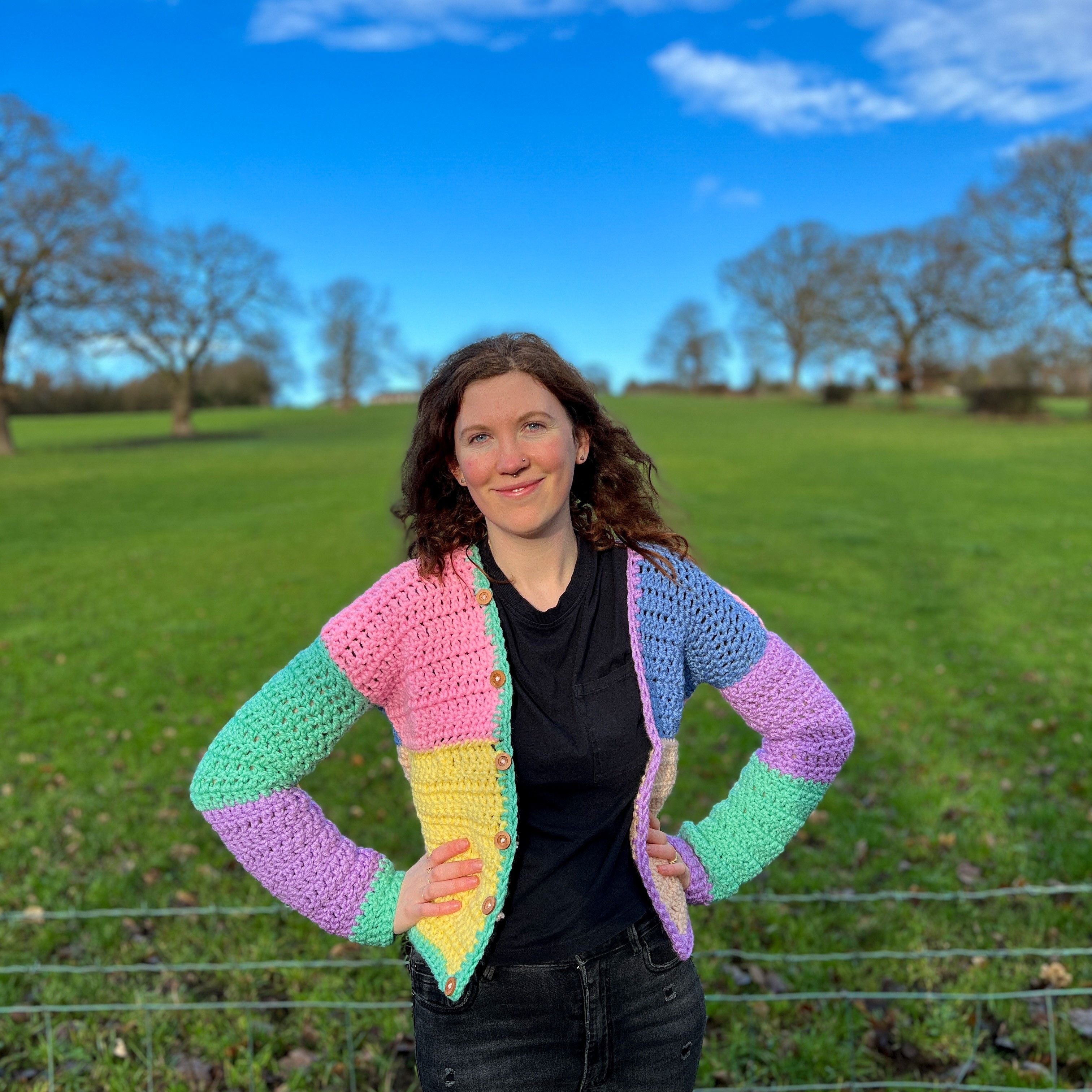 Pastel Patches - Cardigan