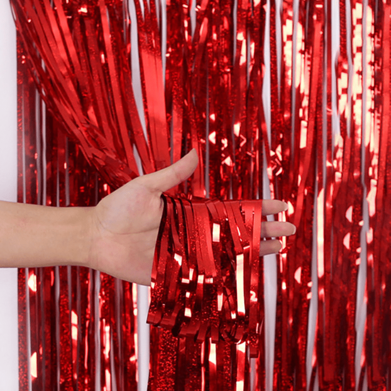 TEMU 1 Pack, Rain Streamer ( 78.74"*39.37"), Party Decoration Backdrop Balloon Rain Ribbon, Photo Props, Background Wall Decoration, Wedding Bridal