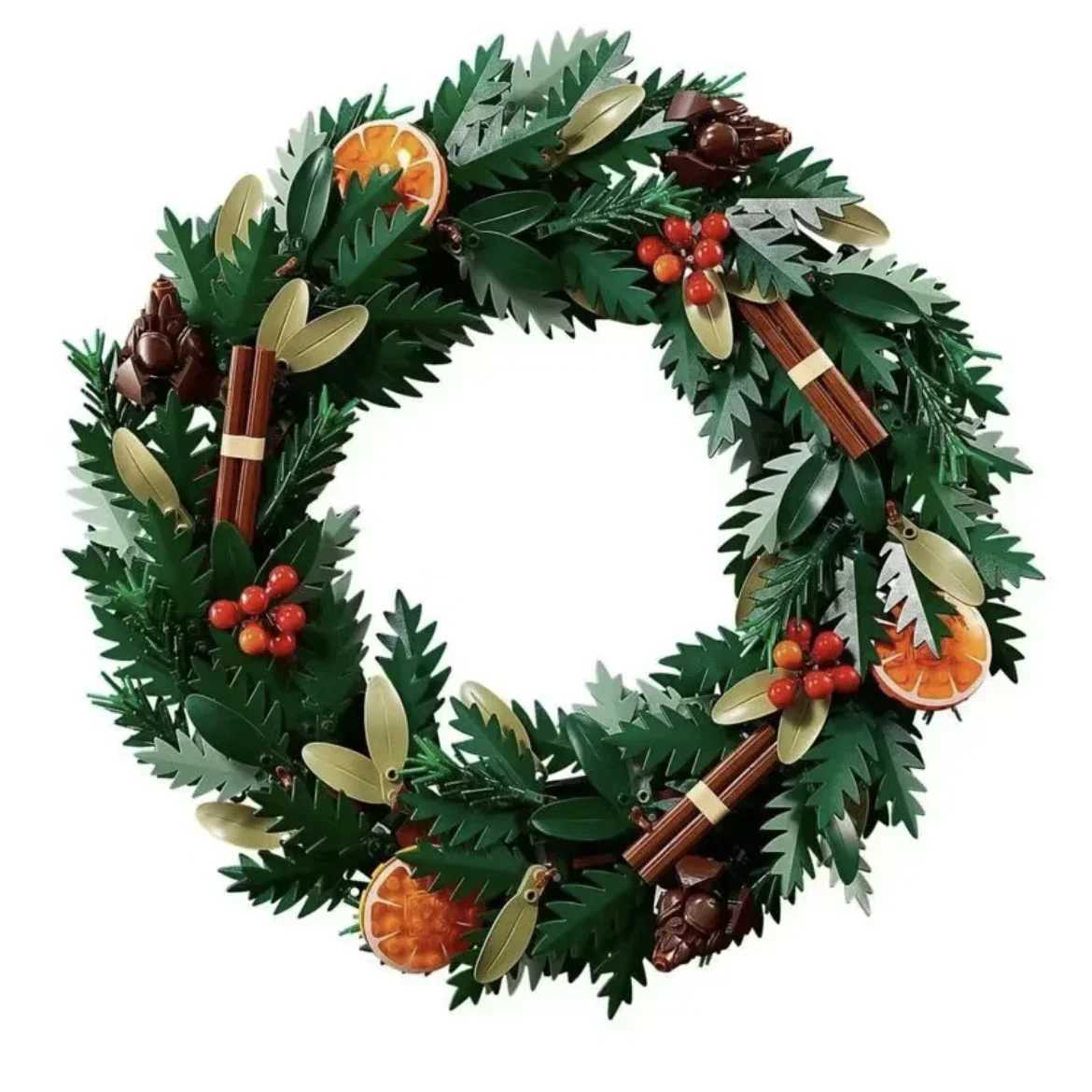1194pcs 2024 New 10340 Wreath Christmas Model Building Blocks Kit Bricks Creative Diy Home Decor Toy For Adult Christmas GiftsXJ241203