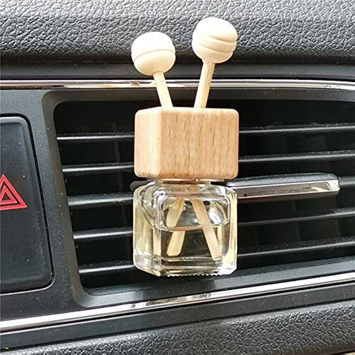 TEMU Empty Bottle Set, Empty Essential Oil Diffuser Bottle Car Air Freshener Vent Clip Diffuser Bottle Fragrance Ornament Decor