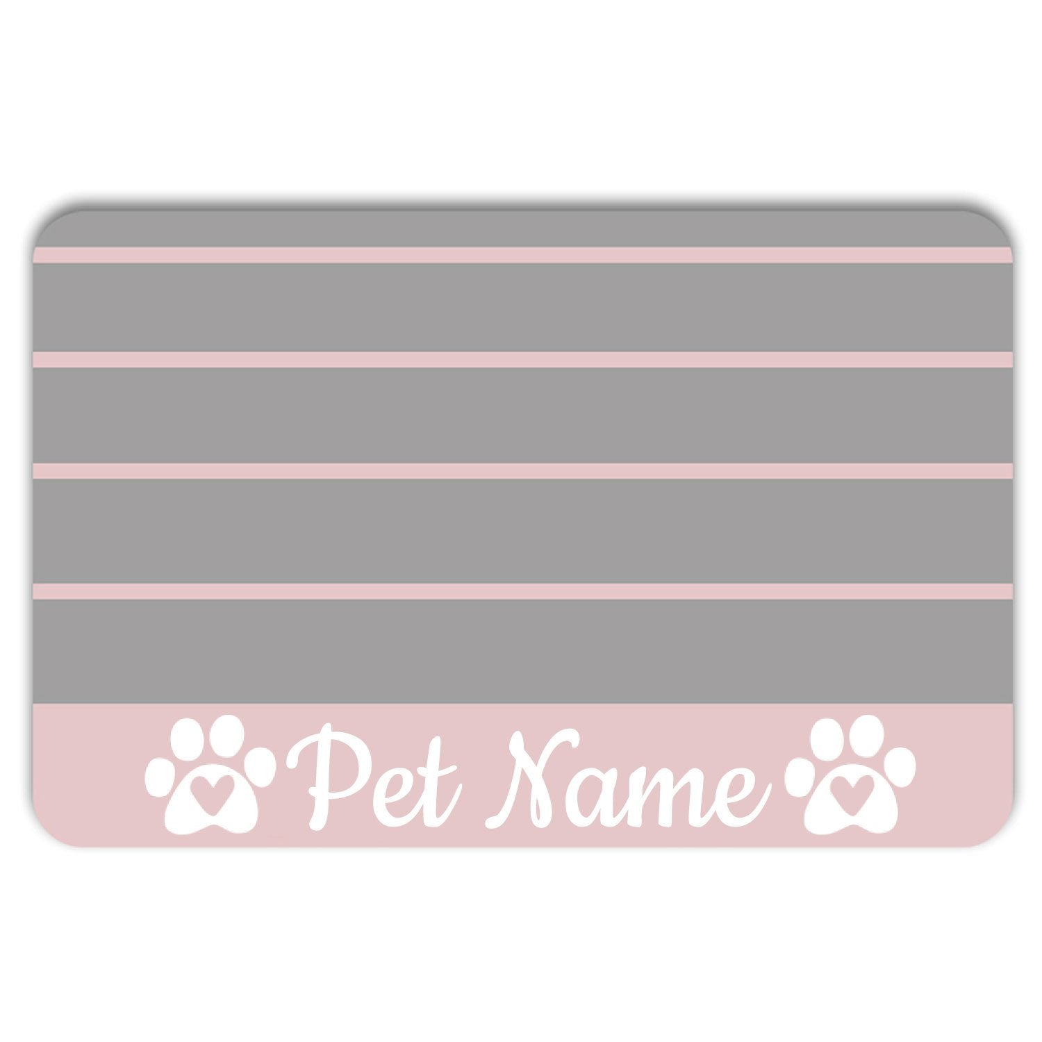 TEMU Personalized Food Mat Pu Non-slip At Dog Bowl Mat Dog Mat For Food And Water Custom Pet Dog Food Mats For Floors Waterproof