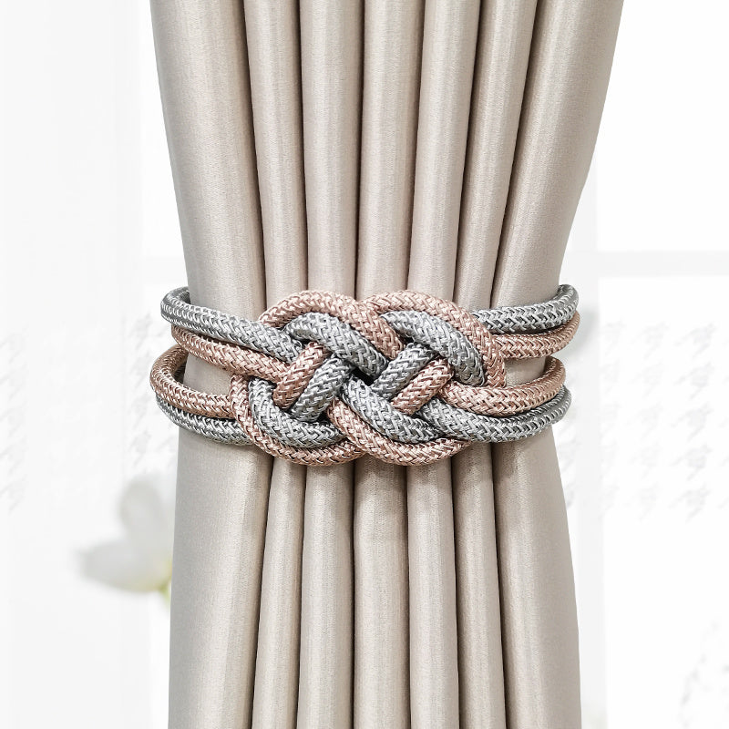 TEMU 1pc Curtain Tieback, Curtain , Magnetic Curtain Tie, Creative Hanging Rope For Living Room Office Home Decoration