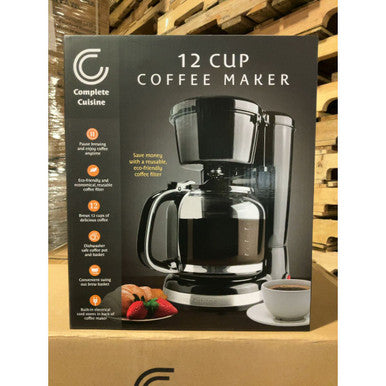 Complete Cuisine® 12-Cup Coffee Maker