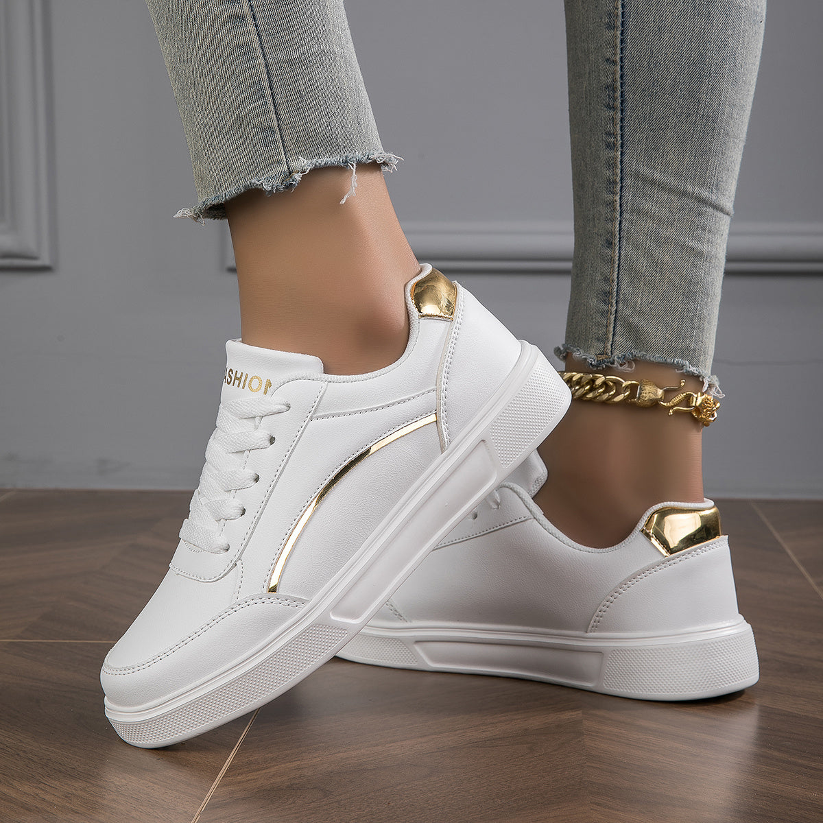 TEMU Women's Fashion Casual Sneakers, Sports Shoes, Skateboard Shoes, White Shoes, Plus Size Women's Shoes, Black Shoes, Blingbling Women's Shoes