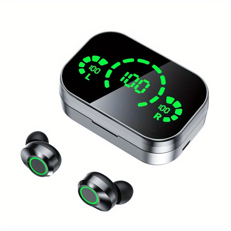 TEMU Ankriyul Wireless Earbuds Stereo Headset Sport Headphones In Ear Earphones With Charging Case