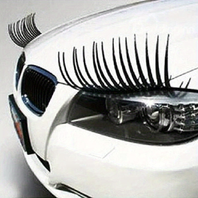 TEMU Eyelash Pattern Car Light Sticker