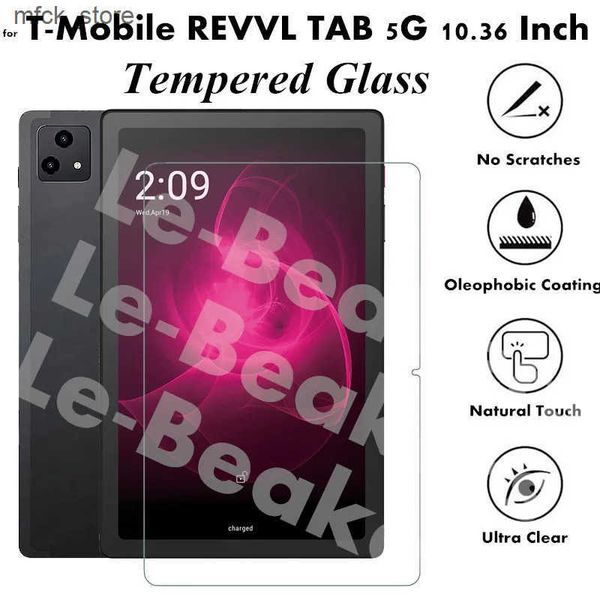 Tablet PC Screen Protectors 2 Pcs for T-Mobile REVVL TAB 5G 10.36 Inch Tablet Tempered Glass Scratch Resistant Screen Protector J241210