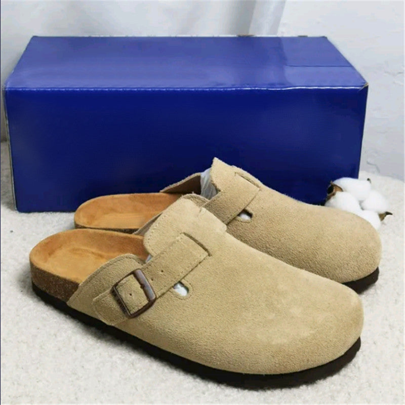 Designer sandals Germany Boston Suede soft footbed Clogs men women summer slippers Arizona winter comfort leather slides luxury flat mens outdoor sa