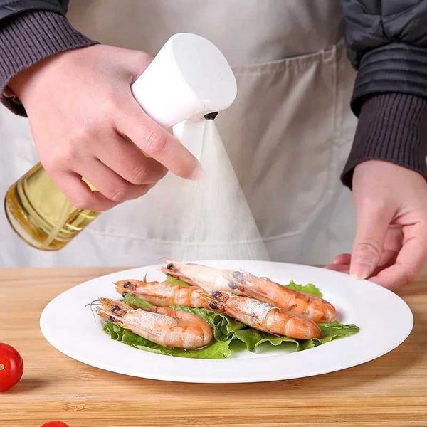 One 200ml oil spray bottle Kitchen cooking olive oil dispenser Camping barbecue vinegar soy sauce spray container Y241202