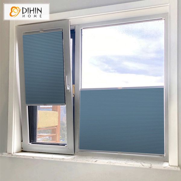 DIHIN HOME Window Curtain Light FilteringBlackout Cellular Honeycomb Shades For Living Room Top and Down Customized Bds 230414