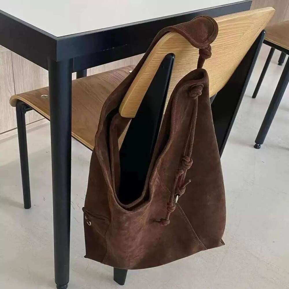 Leather Suede oulder Women&#039;s Casual Commute Large Capaci Tote Bag Fall Winter Faion Trend Korean Sle Handbagluxury bag tote bag