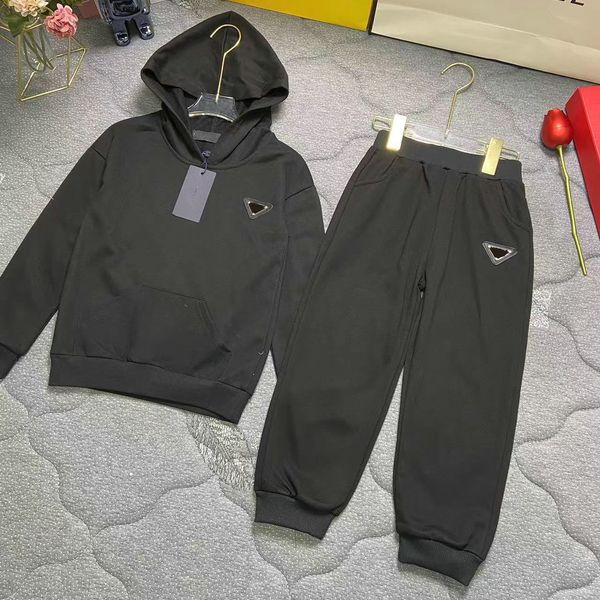 Designer Roupas Carta sets impressos para crianças Autumn Pure Cotton Clothing Conjunto de roupas infantil menina roupas de menino roupas de