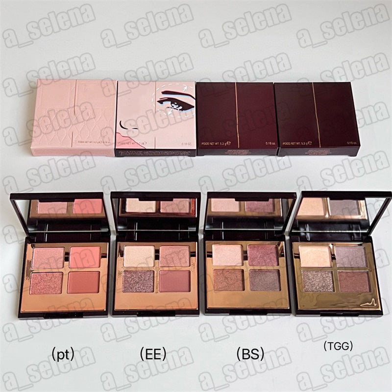 Luxury Makeup Eyeshadow Palette 4 colors Matte Shimmer Eye Shadow PT EX BS TGG 5.2g