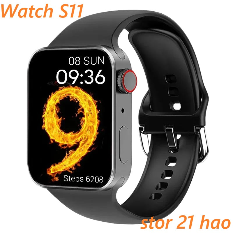 2025 Smart Watch Series s11 S10 S9 ultra 3 45-49mm 2.1&quot; Men Women Watch Bluetooth Call Bracelet Wristband Wireless Charging Fitness Tracker Spo