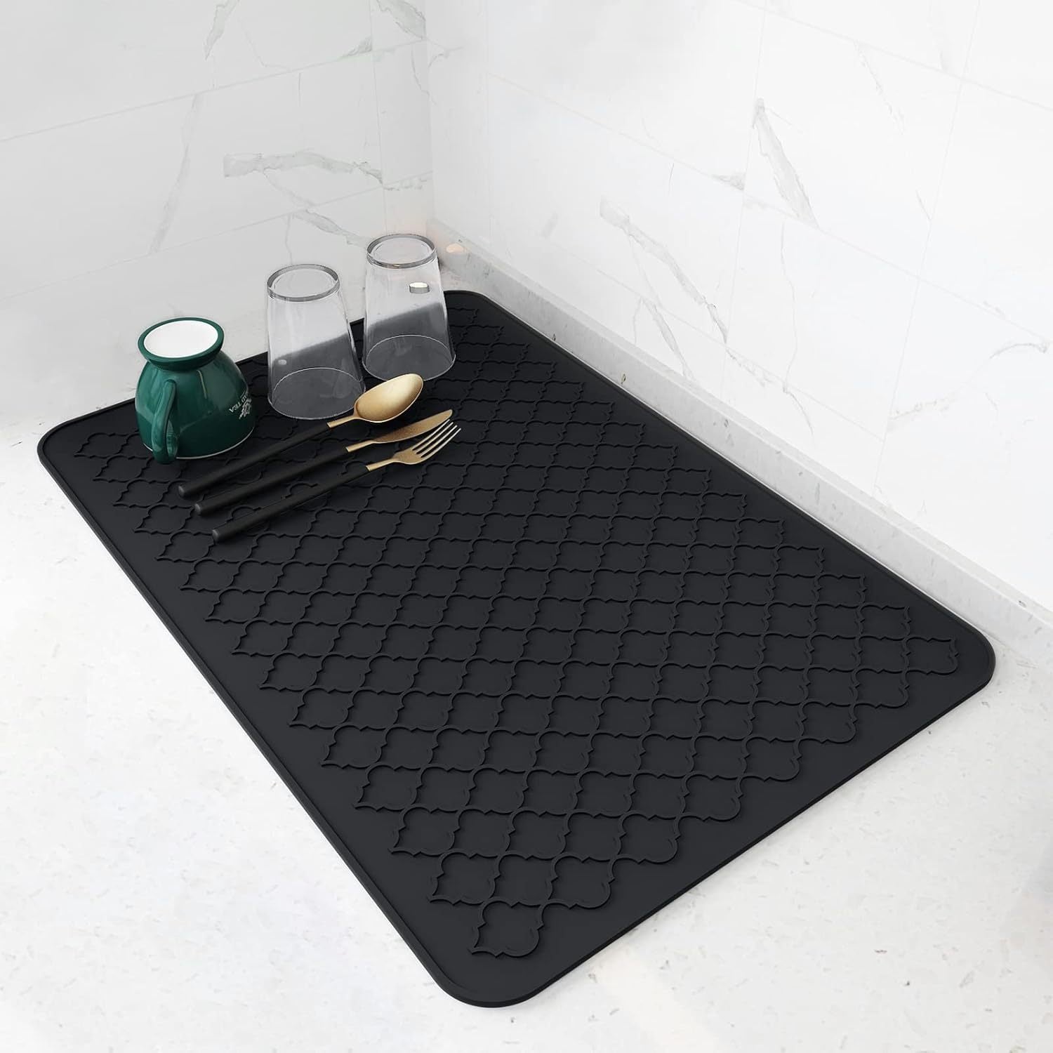 TEMU Drying Mats For Kitchen Counter-silicone Dish Drying Mat-kitchen Dish Drying Pad Heat Mat-kitchen Gadgets Kitchen Accessories