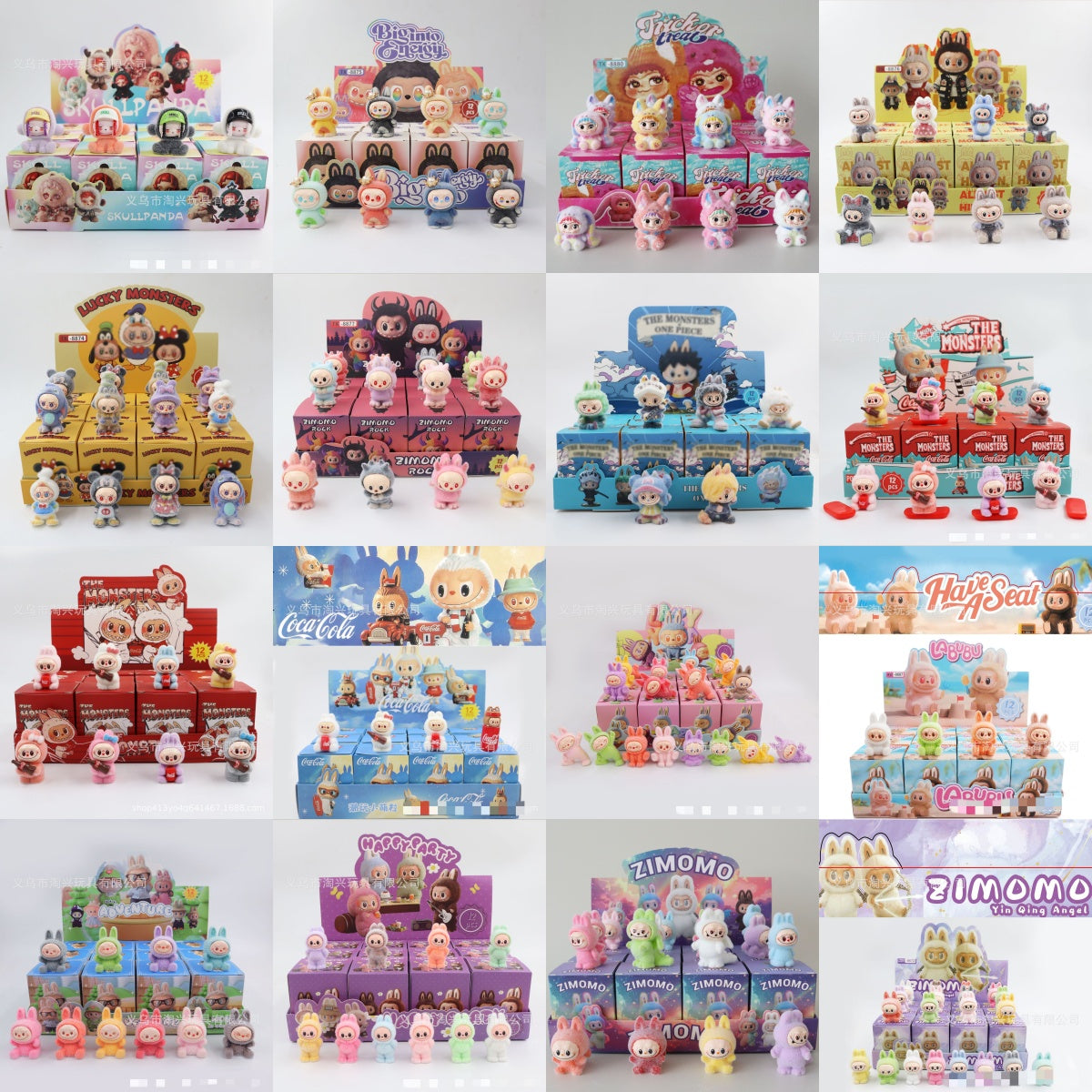 Pop Mart Labubu Doll Blind Box Figure Cute Particle Hand-Made Trendy New Desktop Ornament Blind Bag Toy