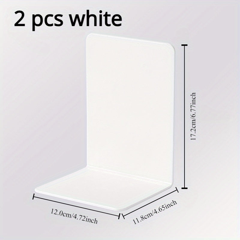 TEMU 2pcs Must-have Bookshelf For Of School, Including Bookshelves, Desktop Storage Bookshelves, Book Support Shelves, And Large And Thickened