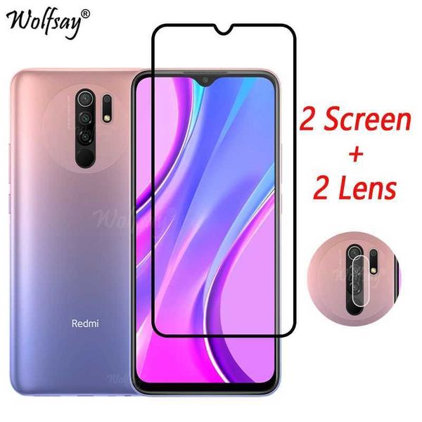 Cell Phone Screen Protectors Full Cover Tempered Glass For Redmi 9 Prime Screen Protector For Redmi 9 Prime Camera Glass For Redmi 9 Prime G