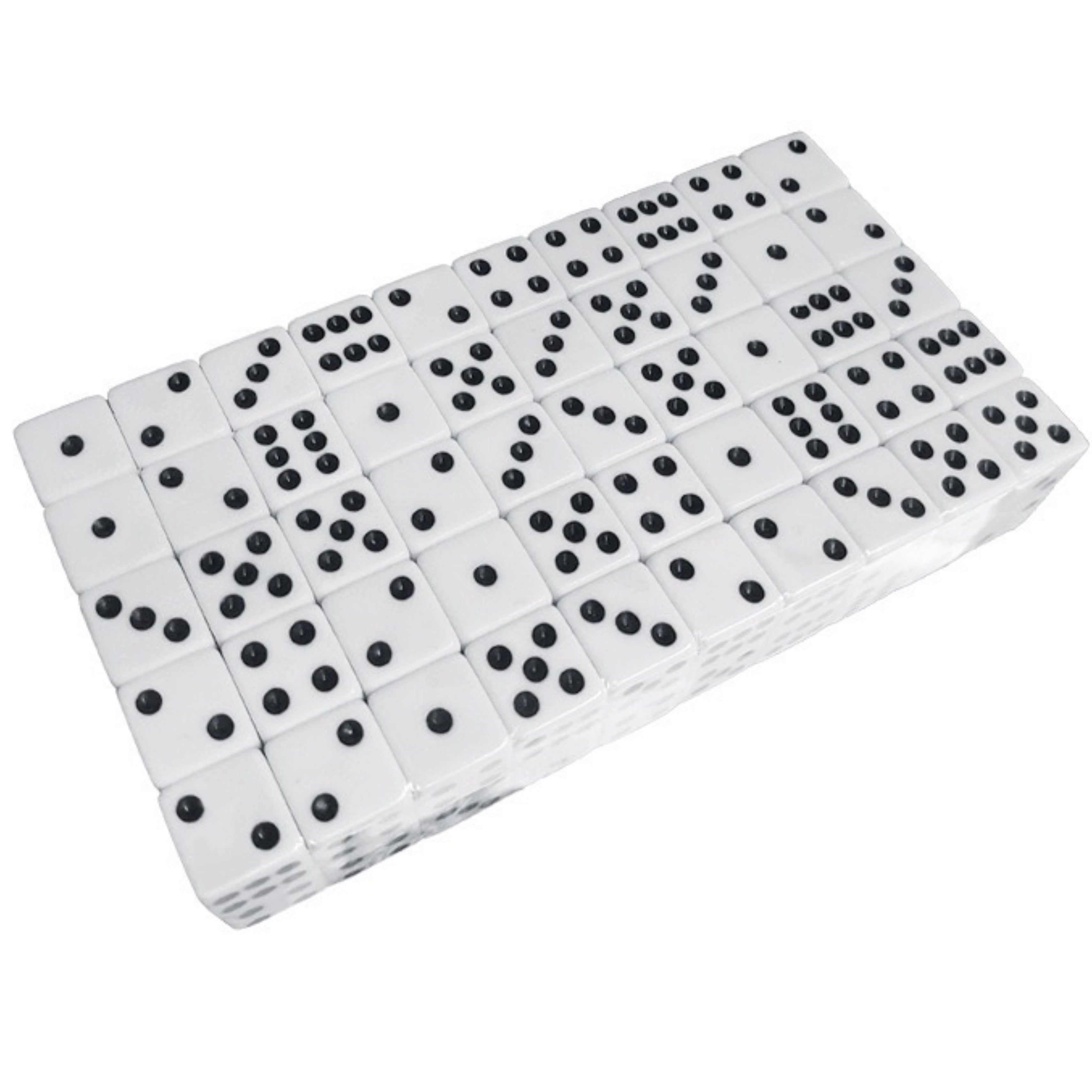 TEMU 50pcs 6-sided Game Dices Set, 10mm Game Dices For Games Playing, Party, Dnd, Mtg, Halloween Gifts