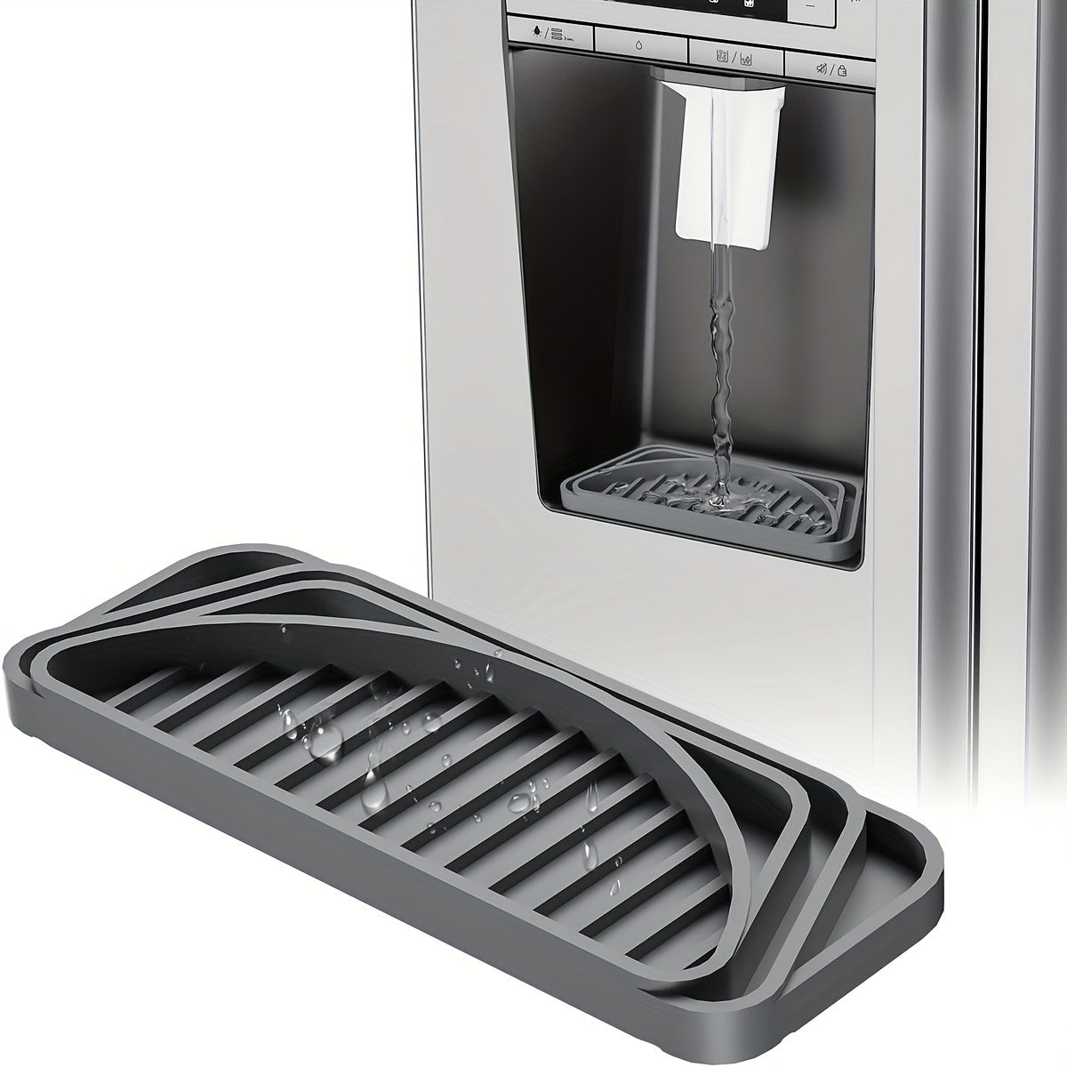 TEMU Refrigerator Drip Tray, Water Dispenser Drip Tray, And Water Dispenser Pan, Fridge , Catch Basin For Drainage