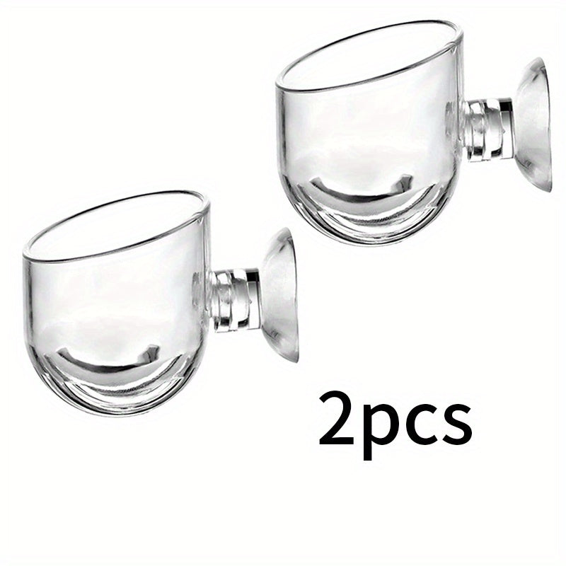 TEMU 2pcs Feeders, Aquarium Flower Pot, Plastic Fish Tank Plant Holder Aquarium Flower Pot