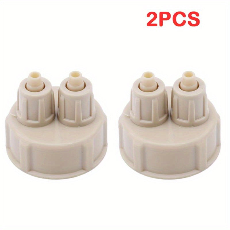 TEMU Double Connector Bottle Aquarium Co2 System: Live Plant Air Diffuser With Tube Valve And Bottle Gauge